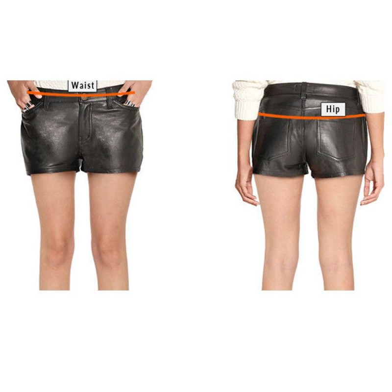 Women Gothic Short Leather Sports Shorts Ladies Hot Pants